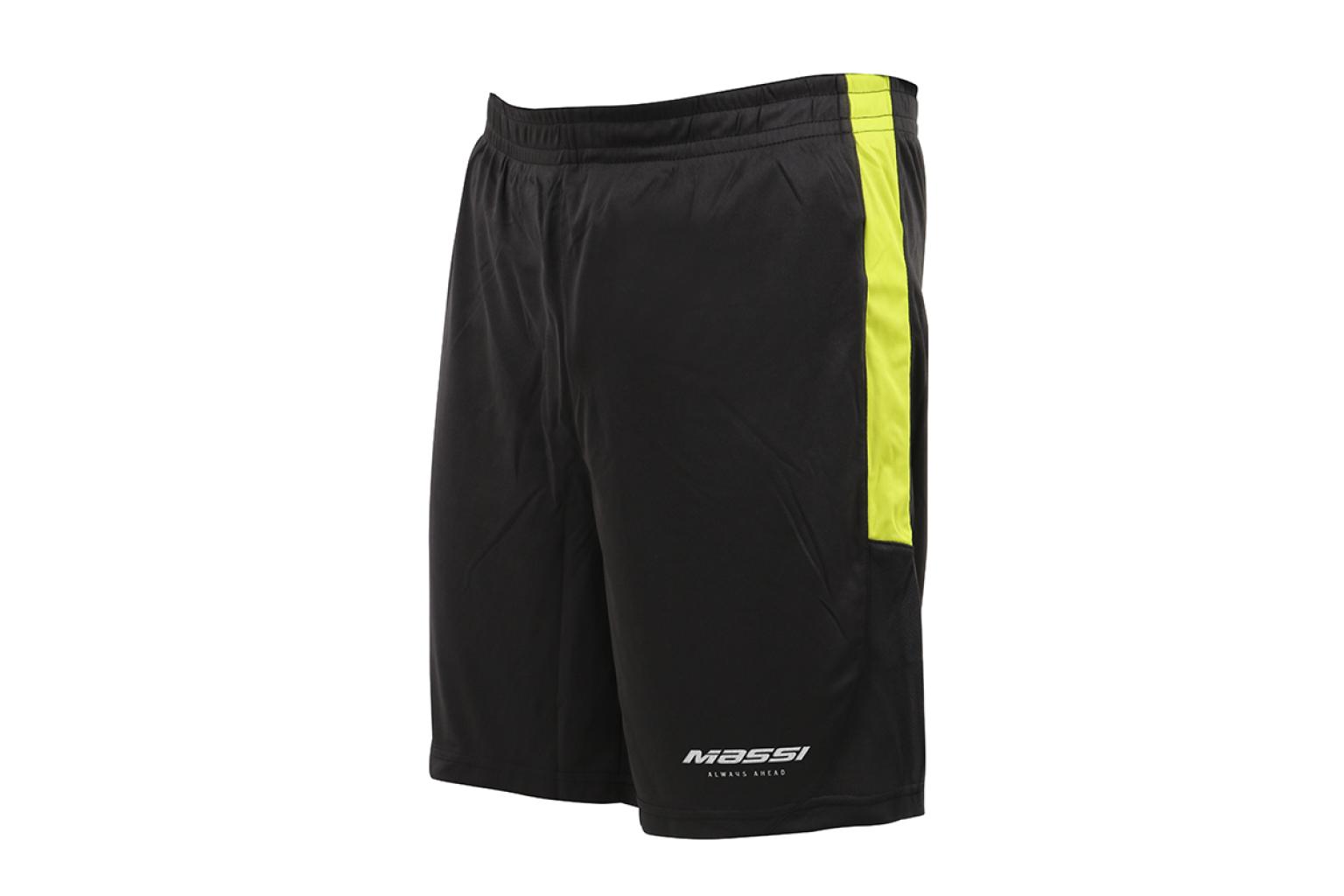 PANTALON CORTO GRIS/AMARILLO