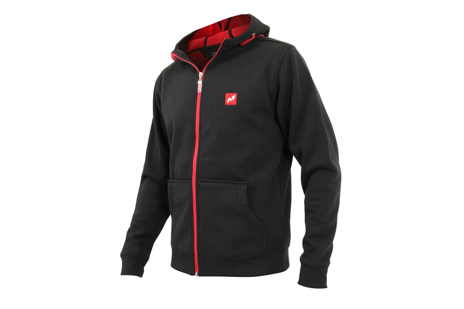 SUDADERA HOMBRE NEGRA/ROJA